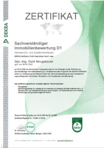 Dekra Sachverständiger Urkunde